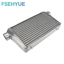 3" In/Outlet Universal 23.8"x13"x3" FMIC Aluminum Turbo Intercooler Front Mount