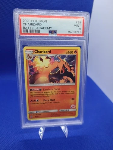 2020 Pokémon Charizard Battle Academy #39 PSA 9 🔥