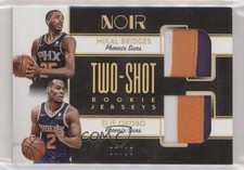 2018 Panini Noir Two-Shot Rookie Jerseys Prime 7/25 Elie Okobo Mikal Bridges 1u6