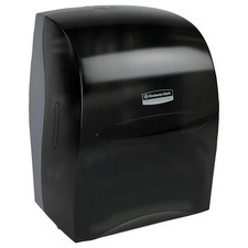 Sanitouch Manual Hard Roll Paper Towel Dispenser 09990 , Black, Universal 1....