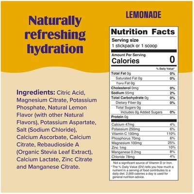 Ultima Electrolyte Powder Mix   Lemonade Flavor