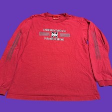 VTG Y2K University of Nebraska Huskers Reebok Long Sleeve T Shirt Youth L/XL