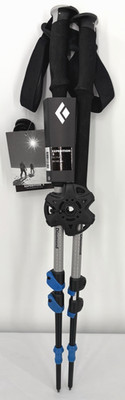 New Black Diamond Expedition 3 Touring Series Ski Poles 62- 140 cm - Black
