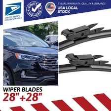 28"+28" Front Windshield Wiper Blades Left + Right Set For Ford Edge 2015-2024