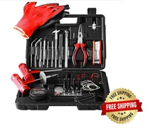 108Pcs Heavy Duty Flat Tire Repair Kit Tools Plugs Puncture Repair its NEW