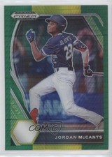 2021 Panini Prizm Draft Picks Green & Yellow Hyper Jordan McCants #PDP88 0b29