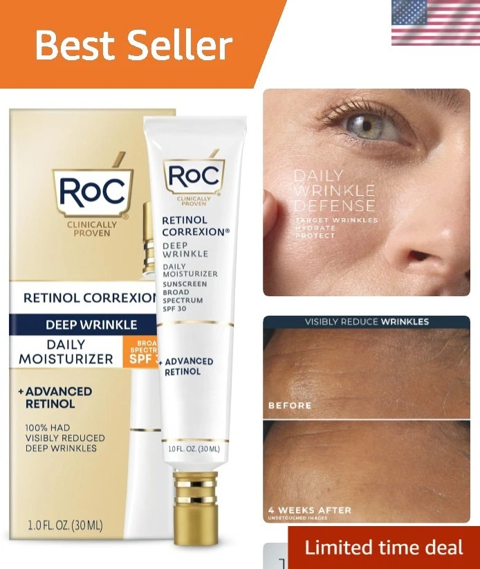 Retinol Correxion Deep Wrinkle Daily Face Moisturizer SPF 30