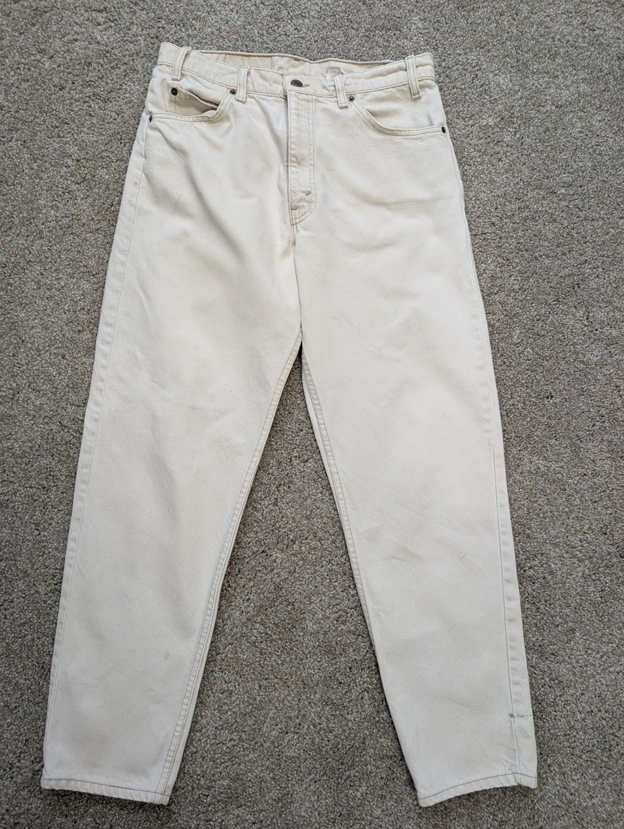 Levi's 550 White Jeans for Men for sale | eBay