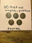 (2+3) 1915 P & D Lincoln Wheat Cent  CULL PROBLEM LOW GRADE Buyer grade #464ABC