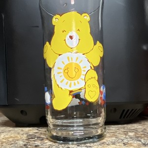 Pizza Hut Care Bears Funshine Bear Collector Series Promotional Drinking Glass