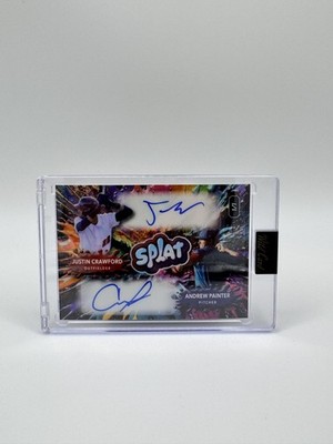 1/1  Justin Crawford Andrew Painter Wild Card Splat Auto RC 