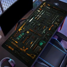 40 90cm Extra-Large Gaming Desk Mat Mouse Pad-Military Tactical Weapon Layou
