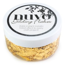 Nuvo Gilding Flakes 6.8oz-Radient Gold