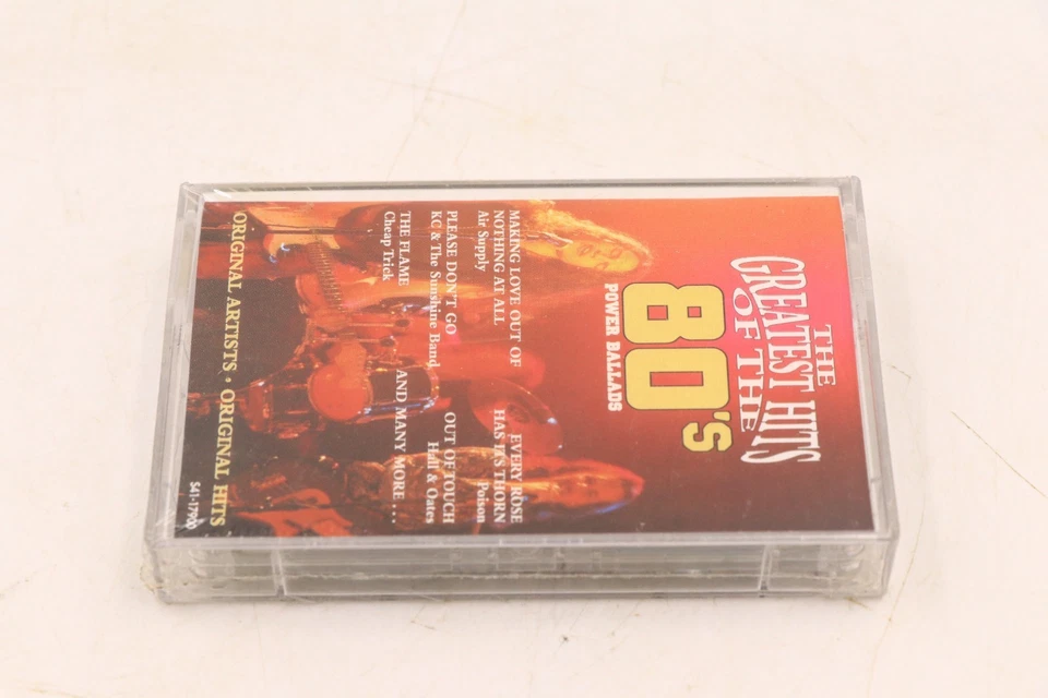 RARE Greatest Hits Of The 80's: Power Ballads Cassette NEW Sealed CEMA S41-17900 - Image 2 of 4