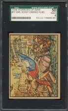 1938 HORRORS OF WAR #17 GIRL SCOUT CARRIES FLAG TO DOOMED MEN SGC 4 *DS13888