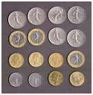 Frankreich Sammlung 16 Münzen ab 1961 ss