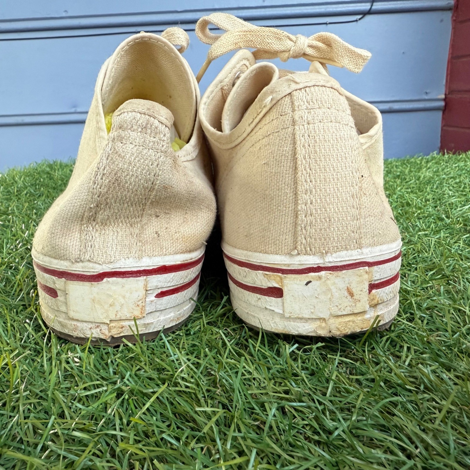 Vtg 60s 50s Converse Chuck Taylor All Star Blue Label Mens Size 8 Low Rare USA thumbnail 4