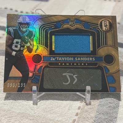 2024 GOLD STANARD JA’TAVION SANDERS RPA /199 PANTHERS ROOKIE RC