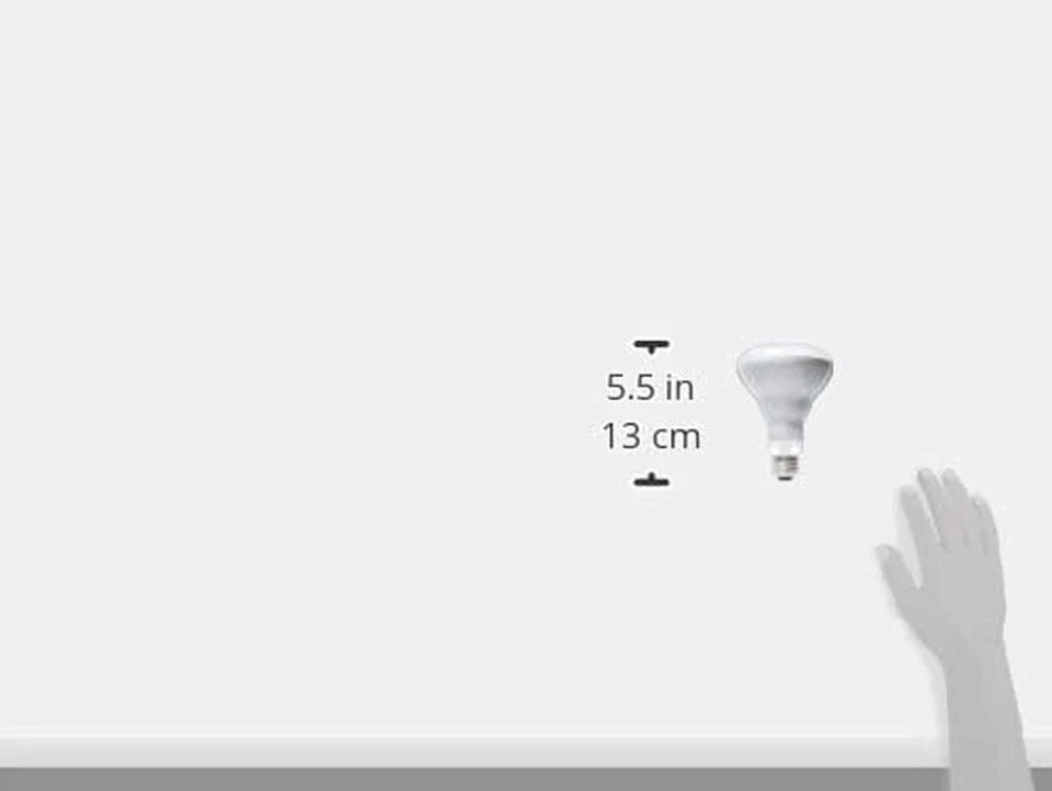 PHILIPS Soft White 65-Watt Br30 Indoor Flood Light Bulb, 4 Count - Image 2 of 2