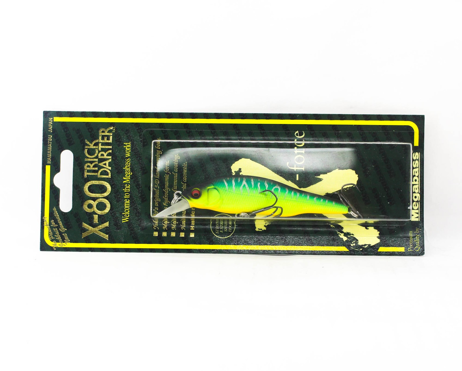 Megabass X-80 Trick Darter Suspend Lure Matt Tiger (7178)