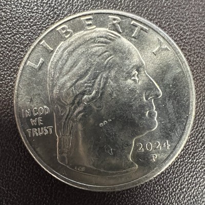 2024-D PATSY TAKEMOTO MINK “In COD WE TRUST” Error Quarter Coin