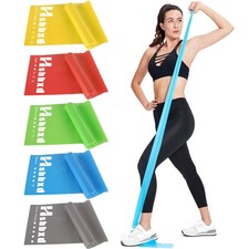 Resistance Bands for Working Out Women and Men, Physical Five Colors 5-80lbs