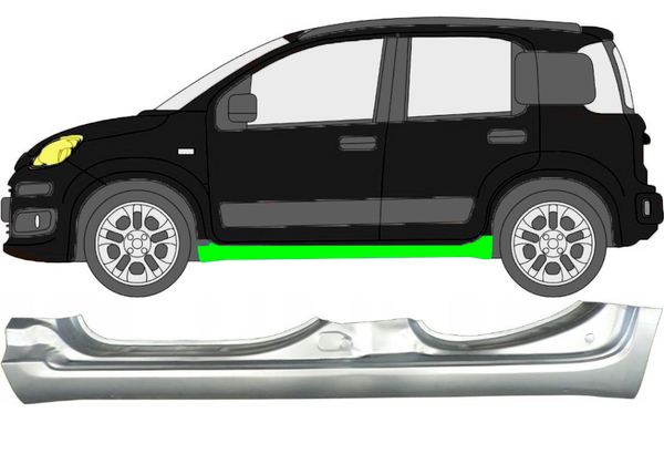 Vollschweller FüR Fiat Panda 2012 - 2021 Links-image