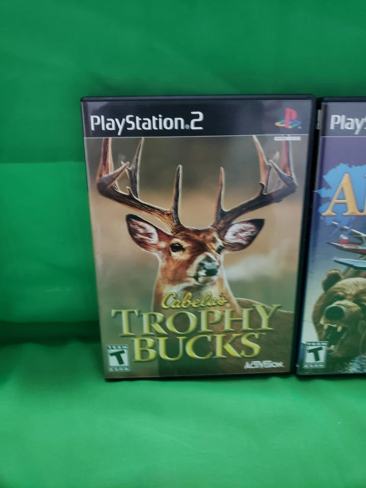 Cabela’s Big Game Hunter, Trophy Buck & Alaskan Adv PS2 Paquete Lote Completo Foto 2 de 4