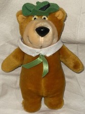 Vintage Hanna Barbera Yogi Bear 7" Plush Toy Stuffed Animal 1988 Cartoon Fun 
