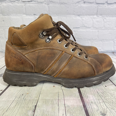 Bed Stu Leather Lace Up Boots Men Size 11 Brown Rugged  display picture 3