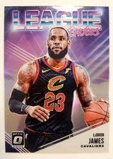 LeBron James 2018-19 Panini Donruss Optic League Leaders Holo #9 NM or better SP