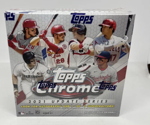 2021 Topps Chrome Update Series Mega Box - New & Factory Sealed