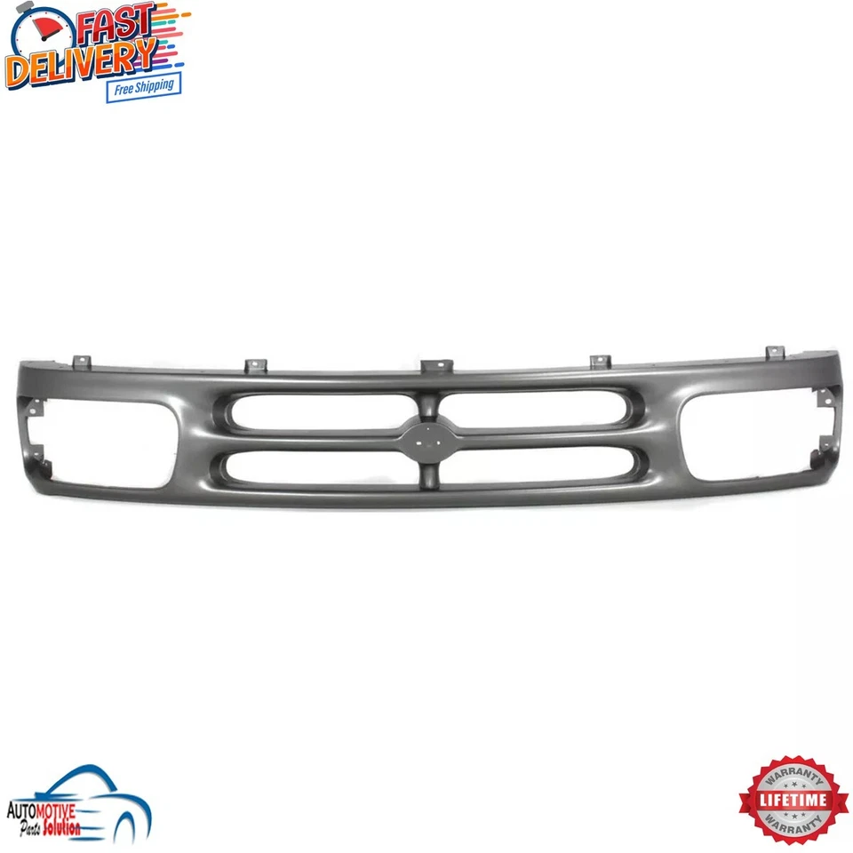 NEW FRONT GRILLE ASSEMBLY SILVER PLASTIC FOR 1994-1997 MAZDA B2300 B3000 B4000 Foto 2 de 4
