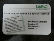Taschenkalender LVM Versicherung Heidrun Nammert Bestensee 1992