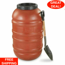 58 GAL BARREL US Military Surplus Waterproof Food Grade Rubber Gasket Lid PLASTI