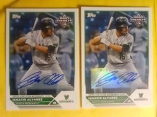 2023 Topps Pro Debut Ignacio Alvarez Nacho Rookie Auto Both Card's Are Brand New