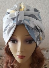vintage inspired 1920s1930s Ladies Hat turban hijab hair covered size L_XL 64 cm