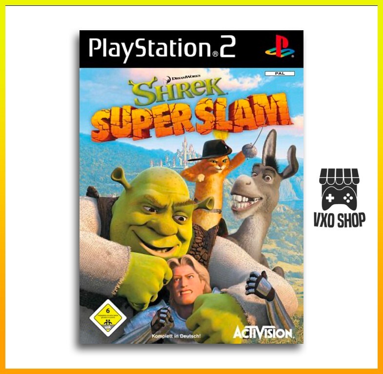 SHREK SUPER SLAM PS2 - EXCELLENT ÉTAT - PAL FR - JEU PLAYSTATION ORIGINAL