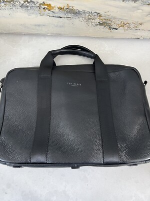 Ted Baker Importa Dokumententasche Leder, schwarz UVP 199£