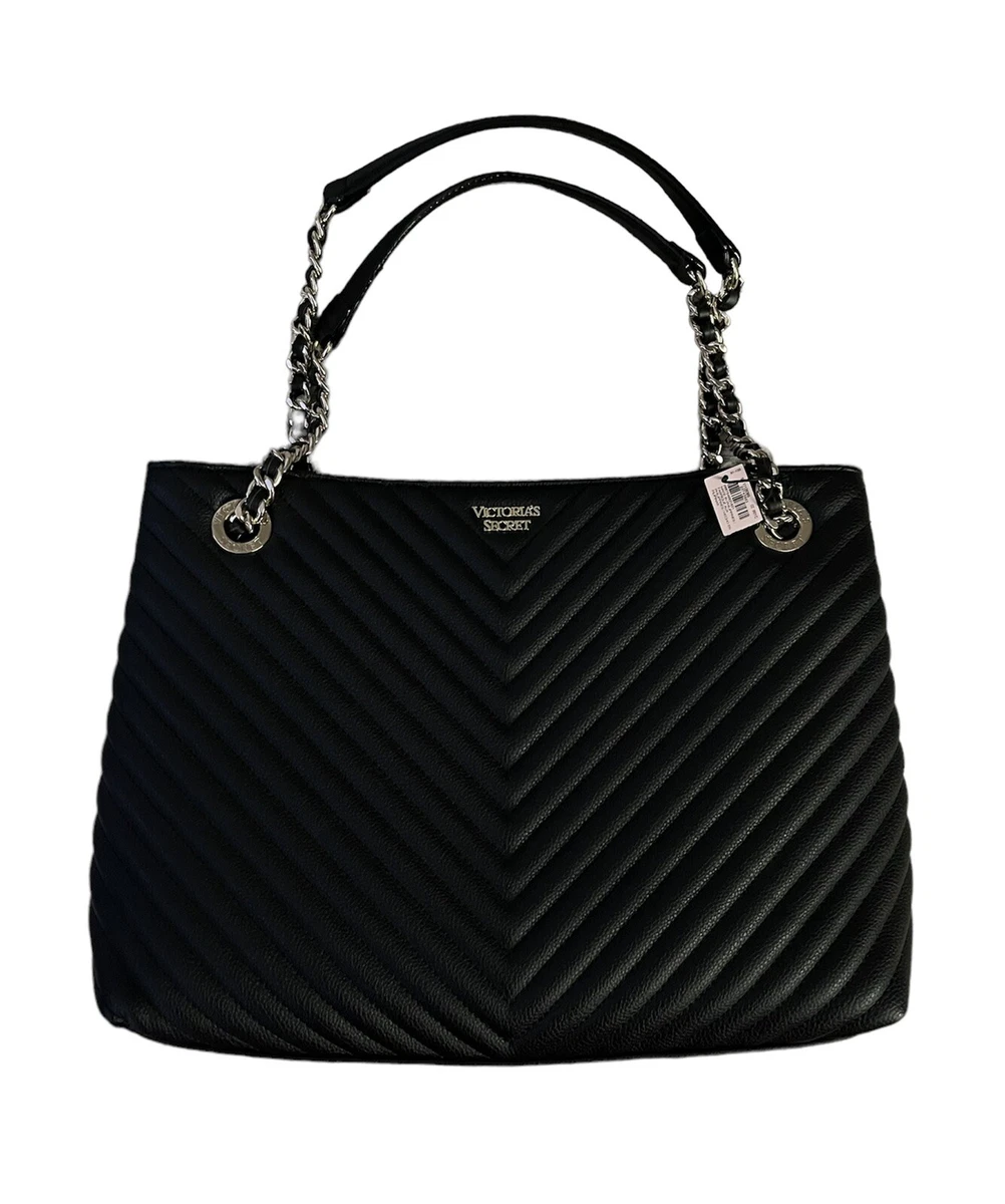 VICTORIA'S SECRET PEBBLED V-QUILT SHOULDER BAG