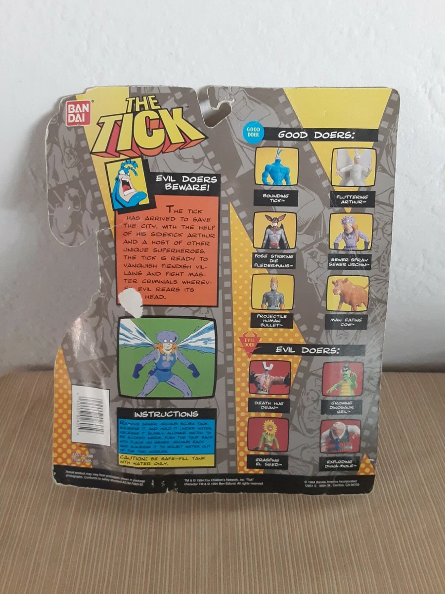 The Tick Action Figure Sewer Spray Sewer Urchin (Bandai) | eBay