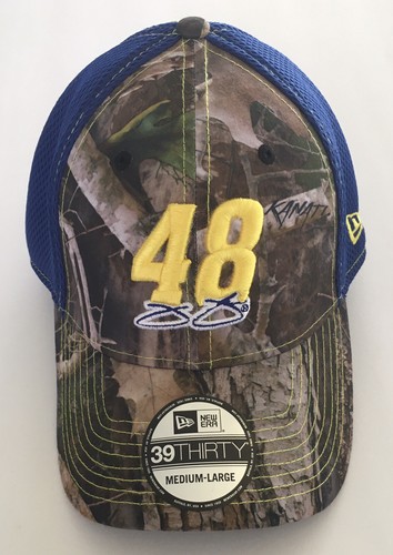 JIMMIE JOHNSON 39THIRTY NEW ERA HAT NASCAR #48 FITTED CAMO CAP | eBay