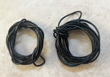 110  60 inches Black Leather 2mm Round Cord for DIY Jewelry Necklace making