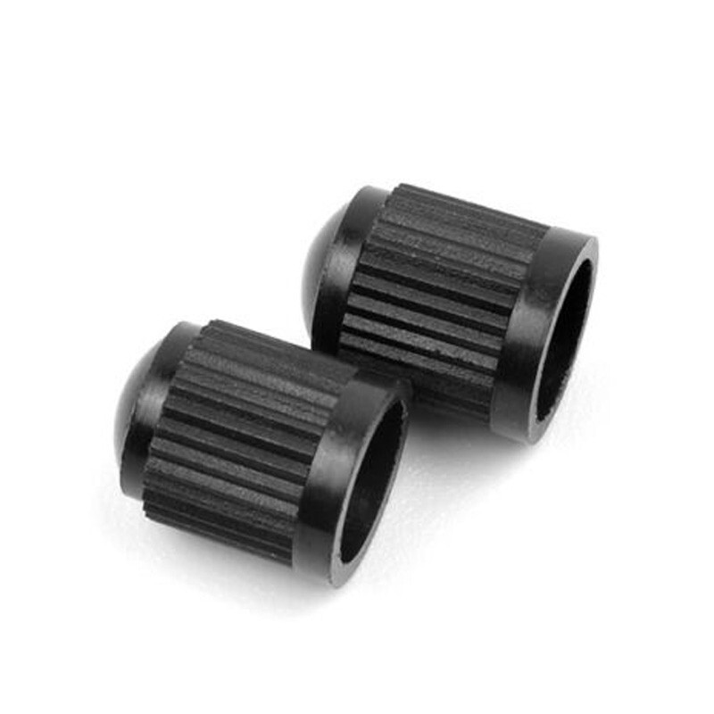 100 Black Plastic Tire Valve Stem Cap Air Seal Dust Cover Car Truck