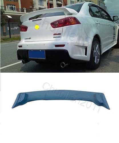 Factory Style Spoiler Wing for 2008-2018 Mitsubishi Lancer EVO 10 X PU A - Picture 1 of 12