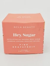 NCLA Beauty Hey Sugar Exfoliating Body Scrub Pink Grapefruit Shea Butter 8.8 oz