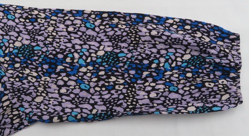SEÑORA MARKS & SPENCER AZUL MARINO Y VESTIDO MULTICOLOR CON DOBLADILLO PAÑUELO TALLA 14 - Imagen 6 de 7