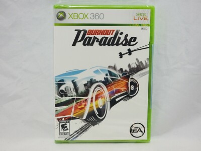 NEW (Read) Burnout Paradise XBox 360 Game SEALED Black Label EA Racing US NTSC