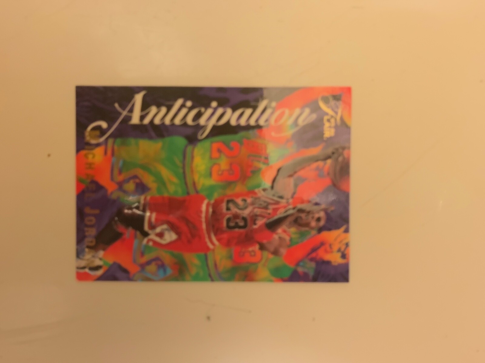 1995-96 flair anticipation michael jordan