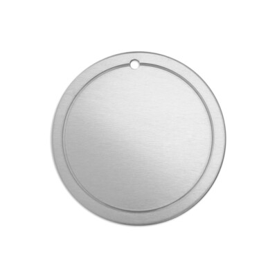 ImpressArt Border Circle, 1 1/4'', Alkeme, Premium Stamping Blanks for Jewelry